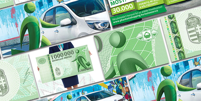 phantom shopping promóciós anyagok