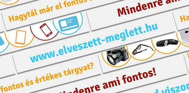 elveszett meglett banner tervezés animálás