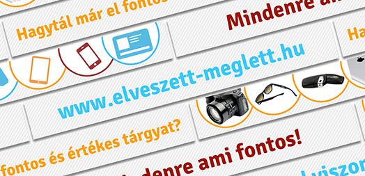 elveszett meglett banner tervezés animálás