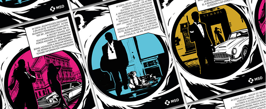 msd james bond theme poster