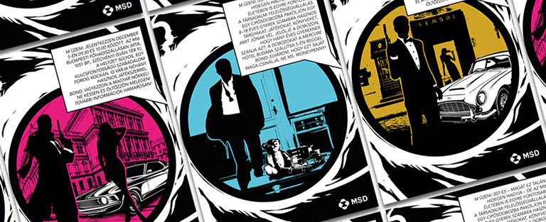 msd james bond témájú poszter