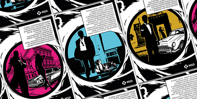 msd james bond témájú poszter