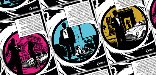 msd james bond témájú poszter