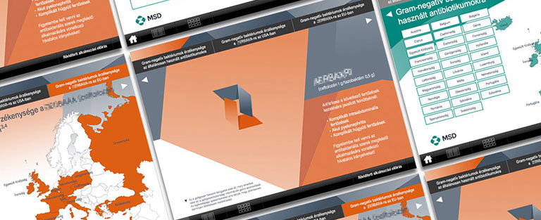 msd product ipad promotional educational material